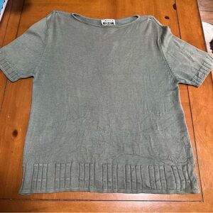 Anna Gray Cotton & Silk Blend Shirt